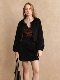 RAREISM Fit & Flare Mini Dress With Jacket