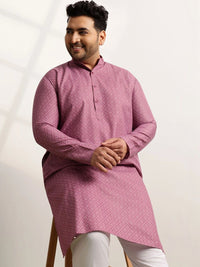 SOJANYA PLUS Men Printed Regular Kurta with Trousers