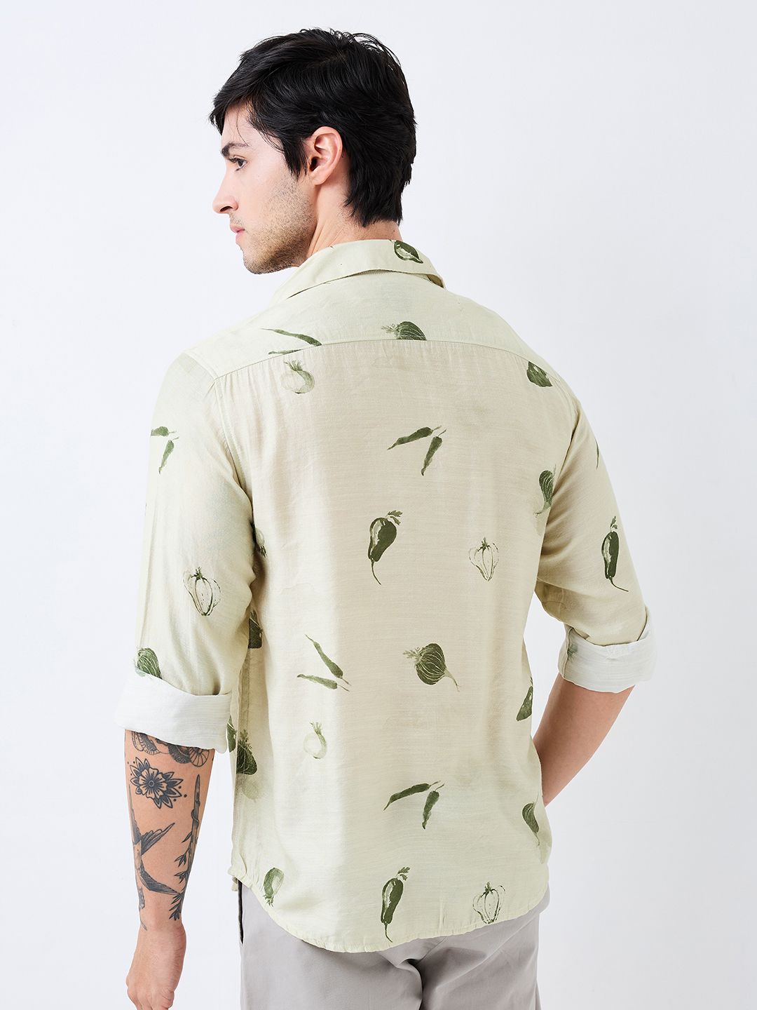SPYKAR Men Spread Collar Conversational Printed Casual Shirt