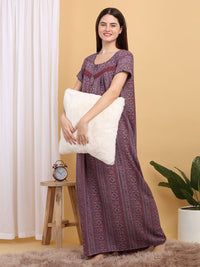 Sweet Dreams Printed Maxi Nightdress