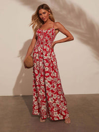 all about you Women Floral Print Basic Jumpsuit