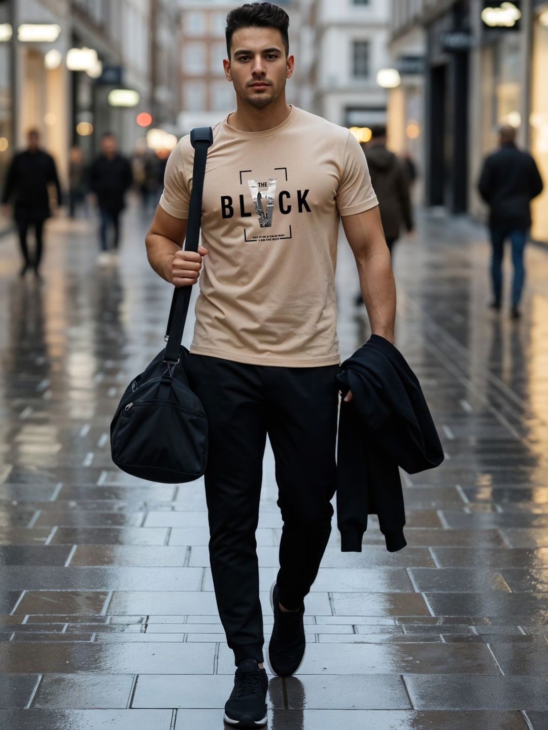 ADRO Men Printed T-shirt
