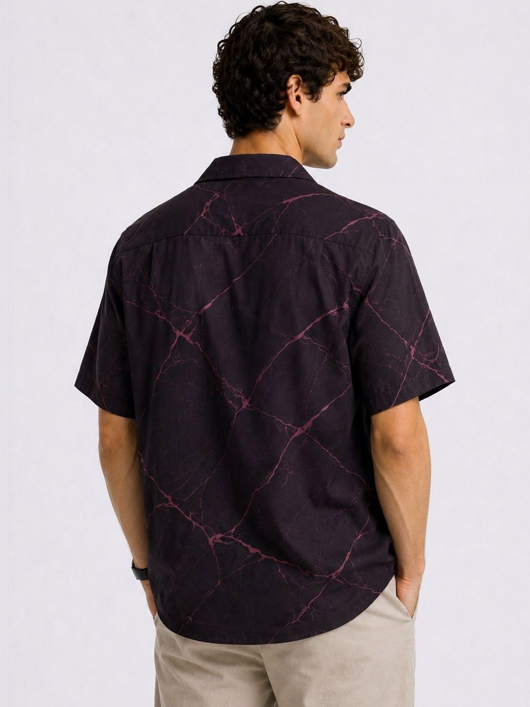 ADRO Men Relaxed Printed Casual Shirt