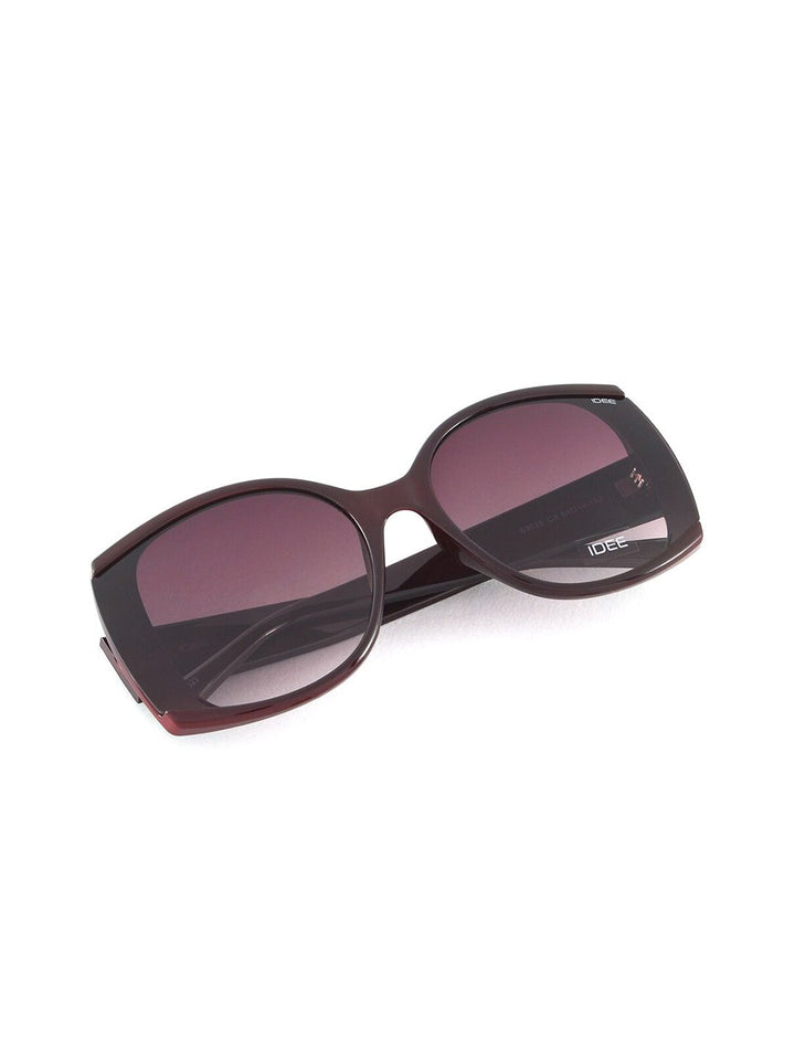 Idee Wanita Cermin mata hitam bujur dengan lensa lensa yang dilindungi UV3035c3sg