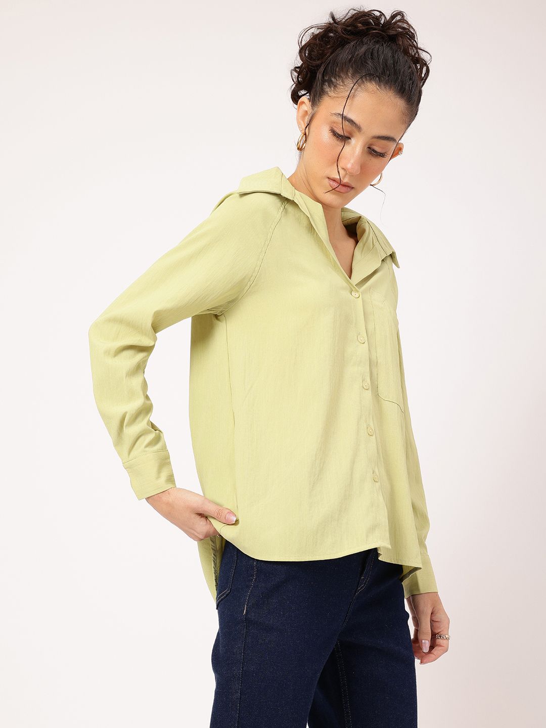 DressBerry Warm Whispers Longline Shirt