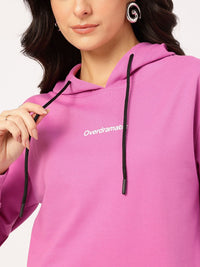 DressBerry Hooded Printed Sweatshirt