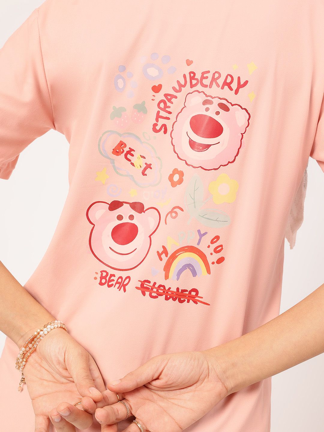 DressBerry Cuddly Classics Sketchy Chic Printed T-shirt