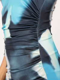 DressBerry Urban Goddess Printed Mini Bandeau Dress