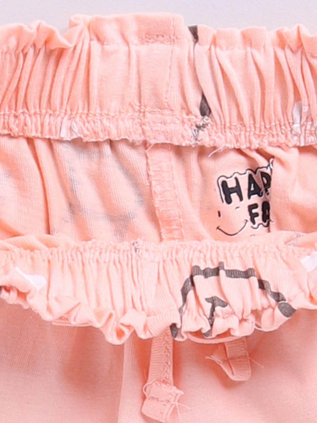 Happy Faces Girls Conversational Printed Pure Cotton Shorts