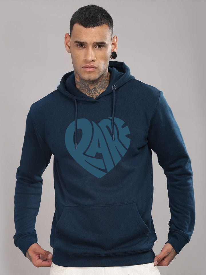 ADRO Men Printed Hooded Sweatshirt