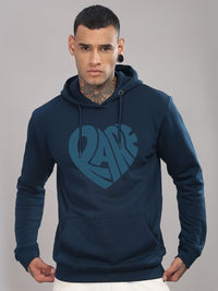 ADRO Men Printed Hooded Sweatshirt