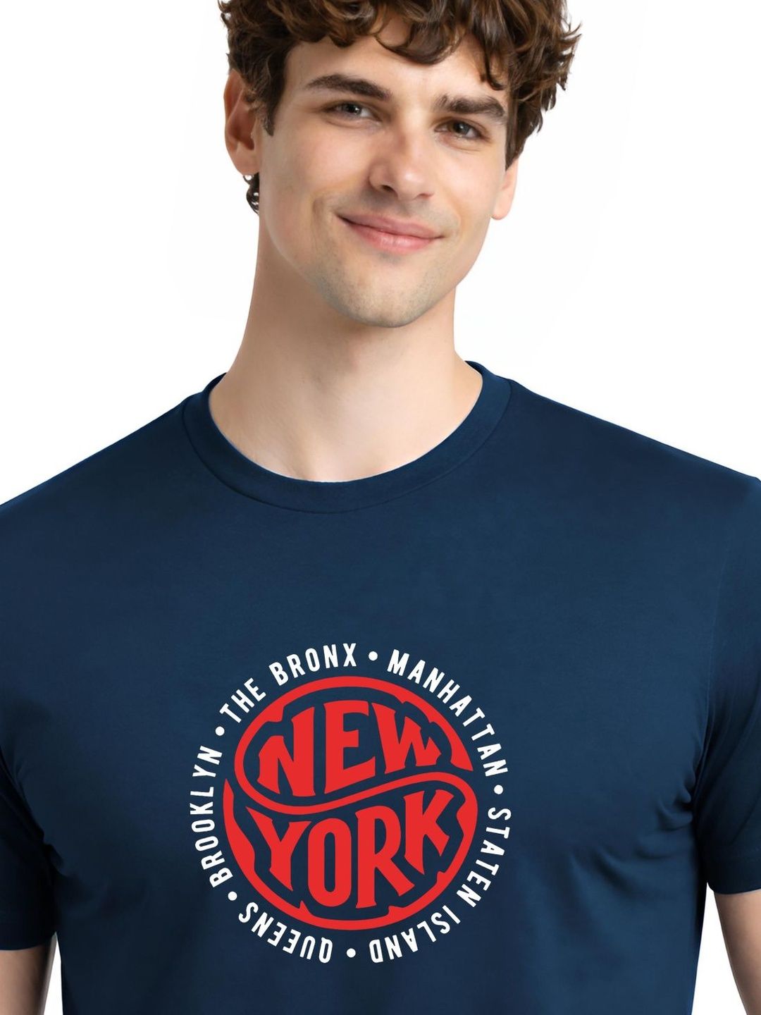 ADRO Men Typography Printed T-shirt