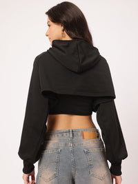 DressBerry Grunge Streetwear Cropped Sweatshirt with Top