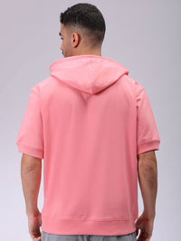 The Indian Garage Co Mens Polyester Oversized Solid Hooded Sweatshirts