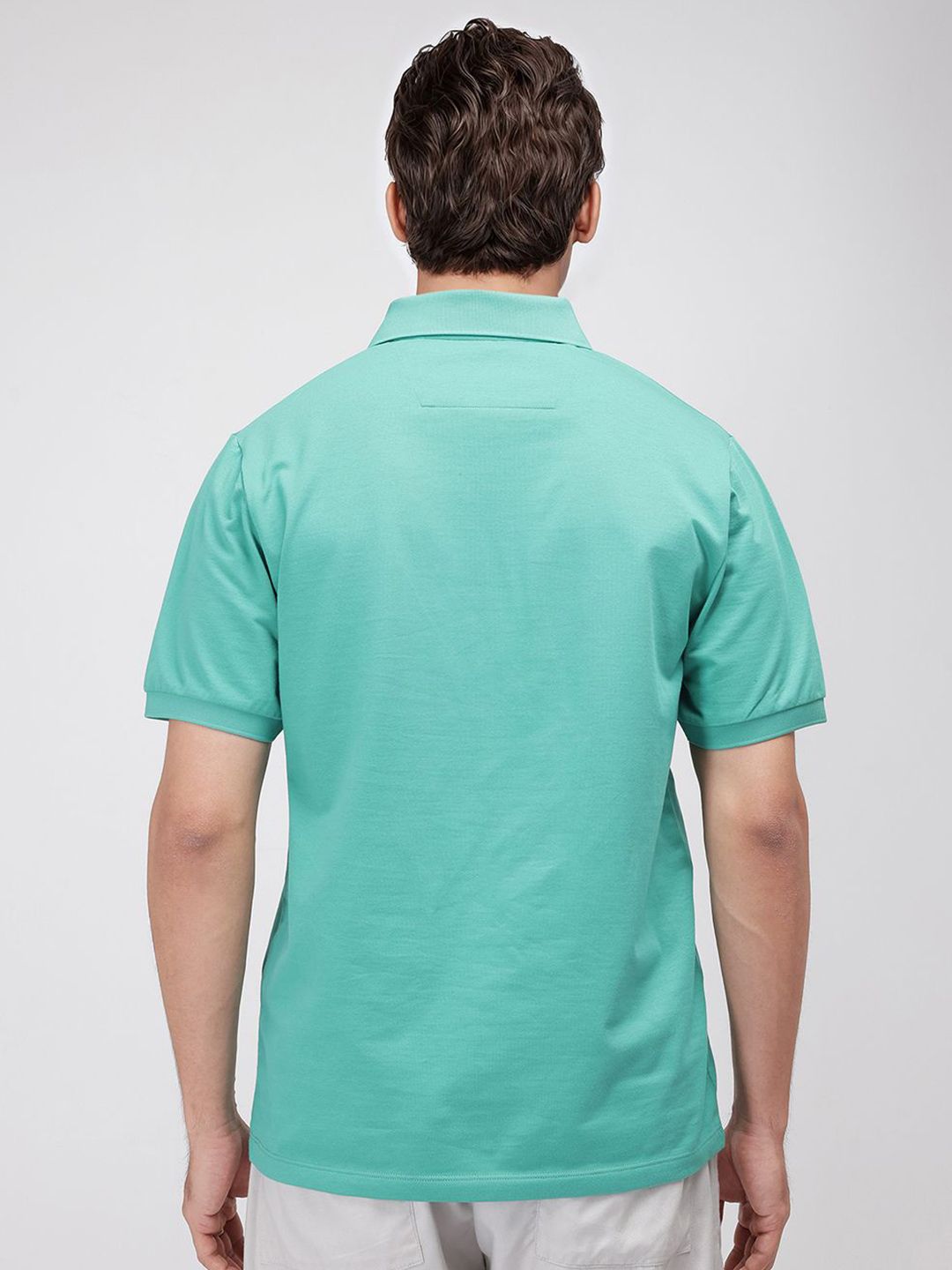 RARE RABBIT Men Polo Collar T-shirt