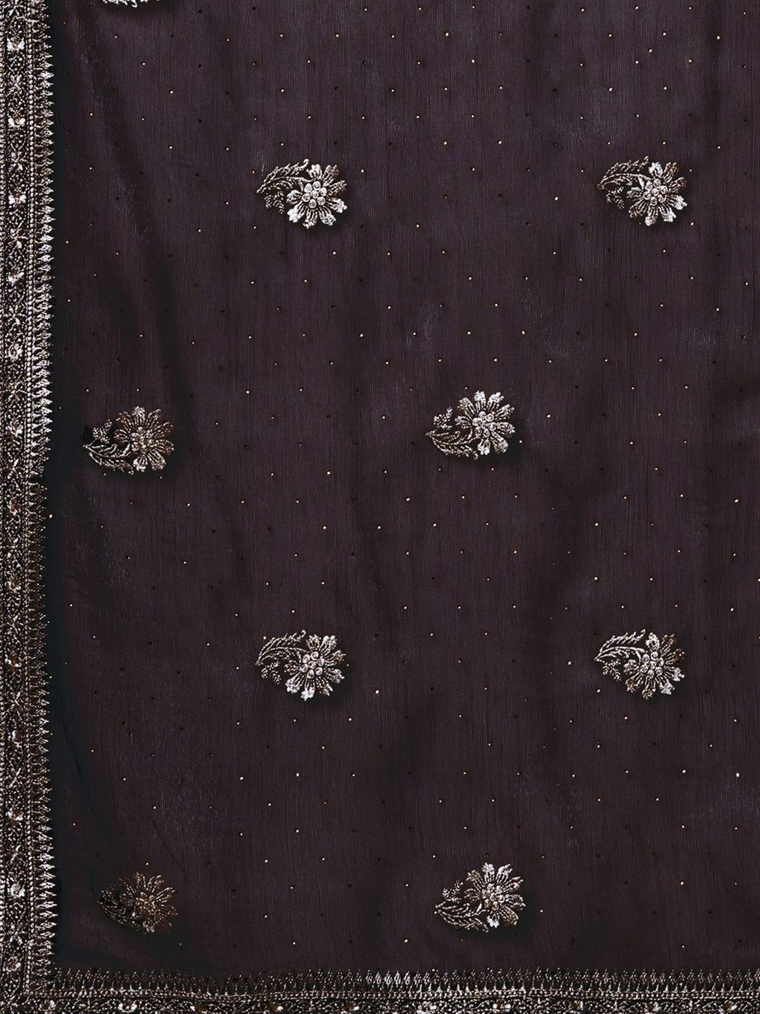 Saree mall Embellished Beads and Stones Designer Sarees