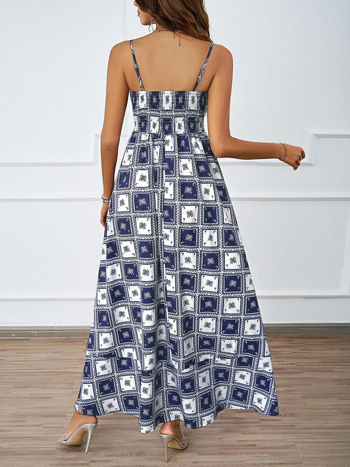 all about you Ethnic Motifs Print Maxi Dress