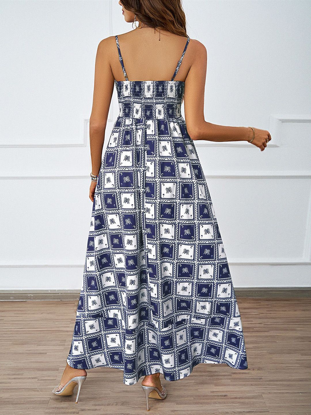 all about you Ethnic Motifs Print Maxi Dress