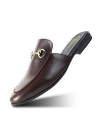 MONKSTORY Horsebit Classic Mules - Coklat