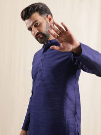 Anouk Men Mandarin Collar Regular Straight Kurta with Pyjamas