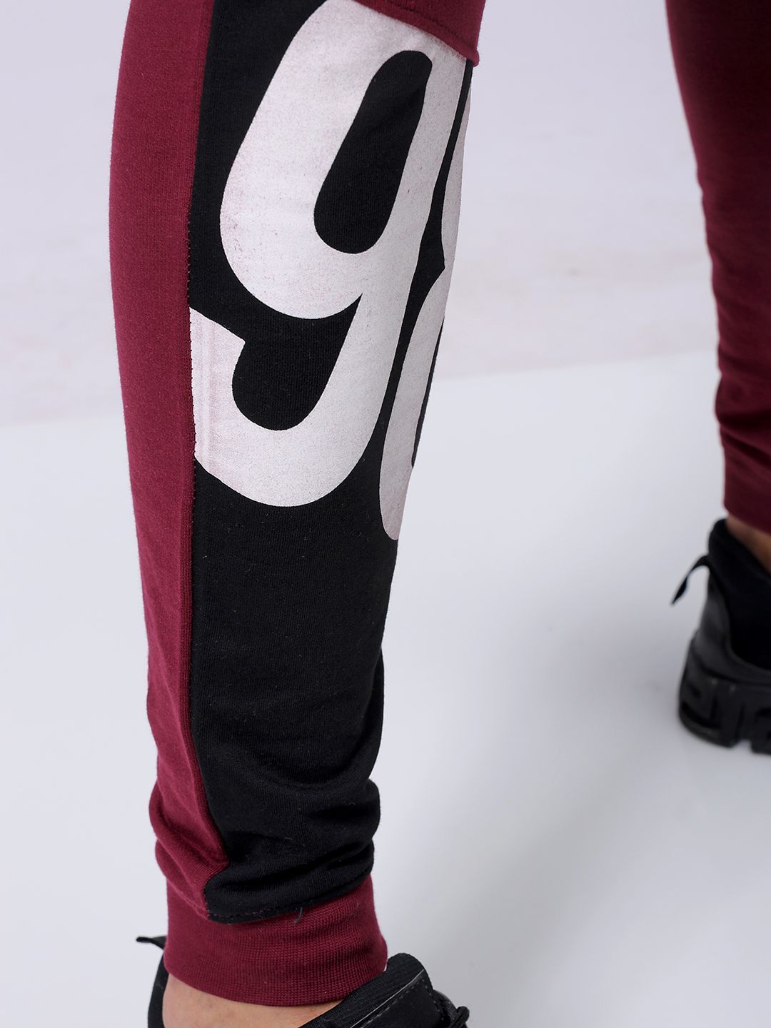 The Indian Garage Co Men Typography Mid Rise Joggers