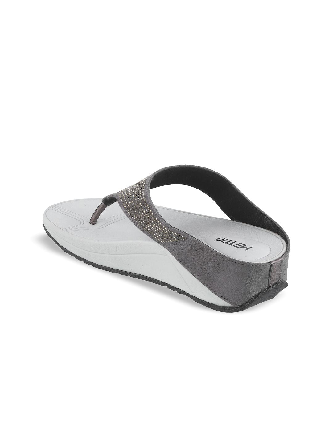 Metro Women Embellished Comfort Sandals