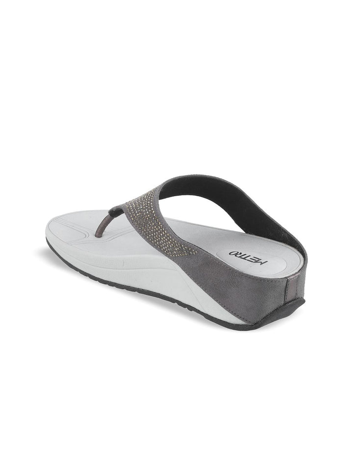 Metro Women Embellished Comfort Sandals