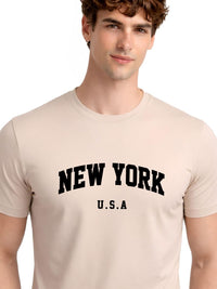 ADRO Men Typography Printed T-shirt