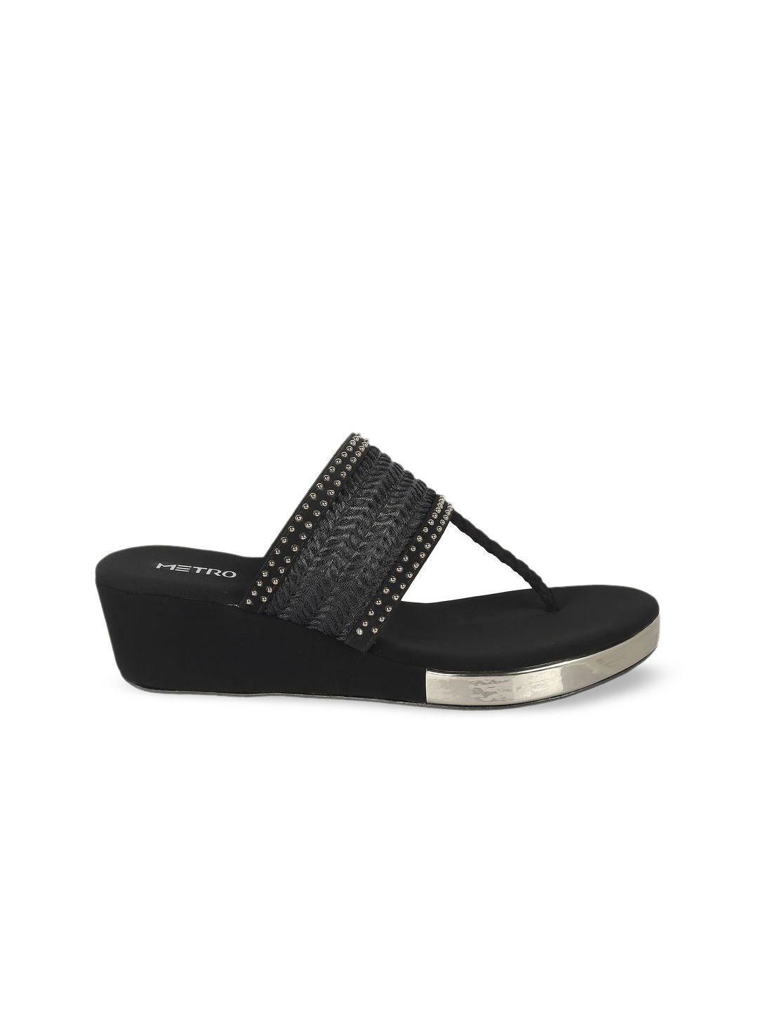 Metro Embellished Platform Pumps