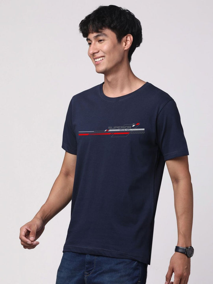 ADRO Men Pack Of 3 Graphic Printed T-shirts