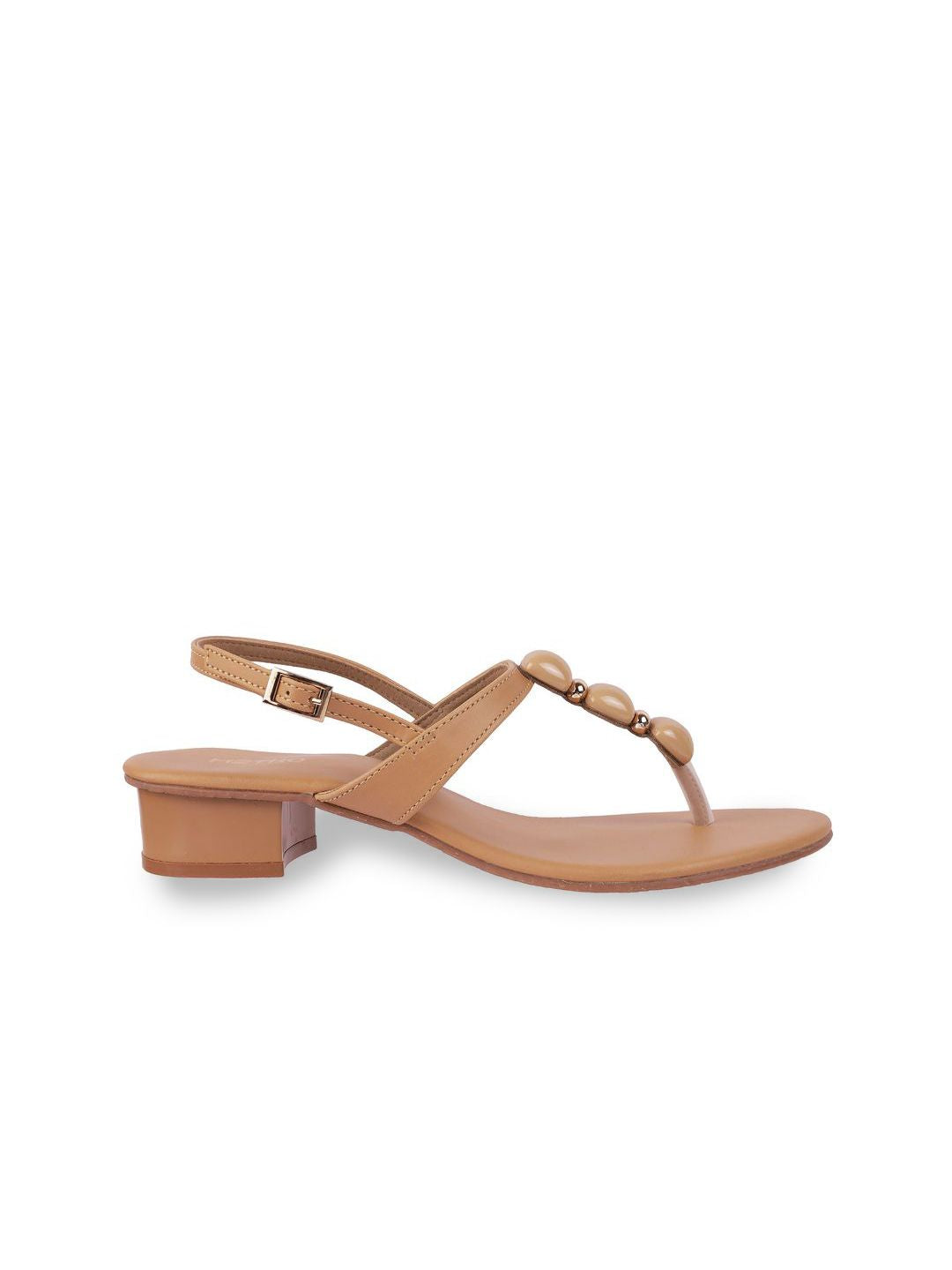 Metro Women Beaded Thong Heels