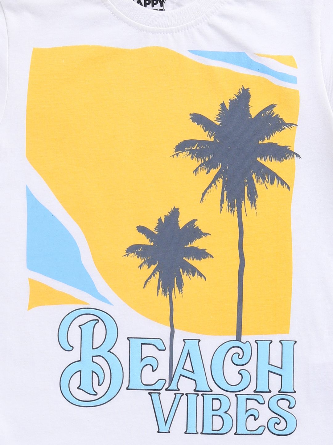 Happy Faces Boys Printed Pure Cotton T-shirt