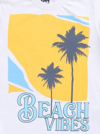 Happy Faces Boys Printed Pure Cotton T-shirt