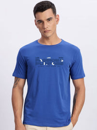 ADRO Typography Printed Round Neck Cotton T-shirt