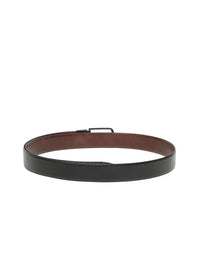 Teakwood Leathers Men Textured Leather Reversible Formal Belt