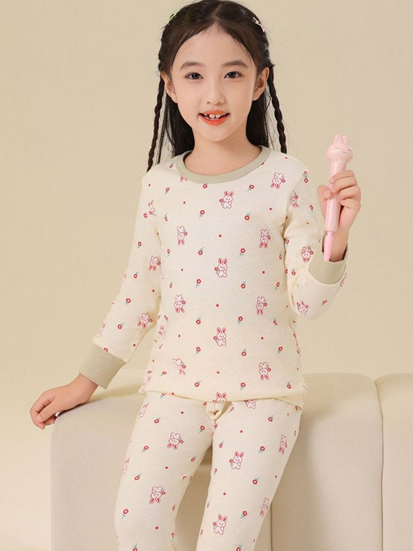 YK Kids Printed Pure Cotton T-shirt With Joggers