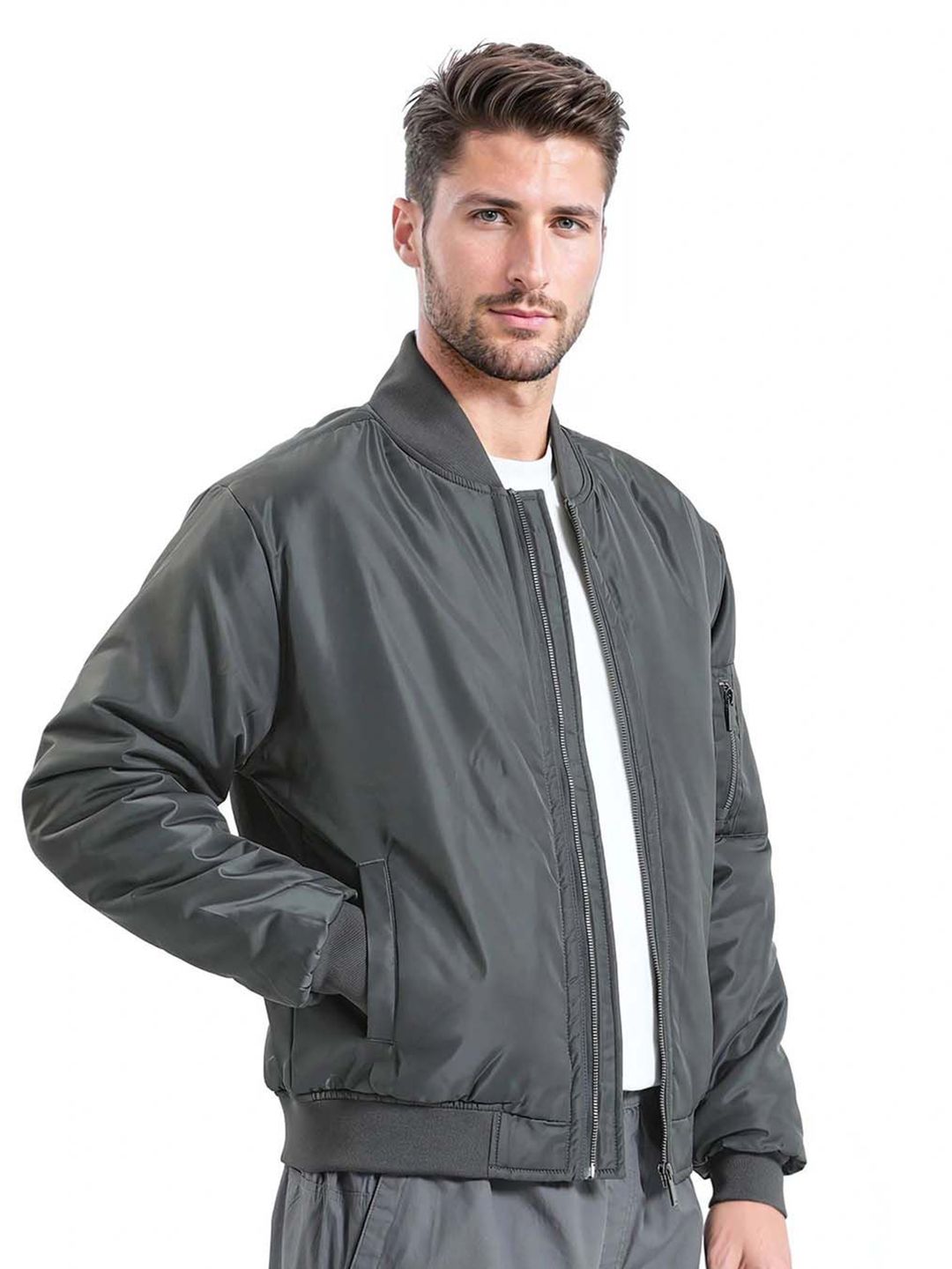 RARE RABBIT Men Bomber Jacket