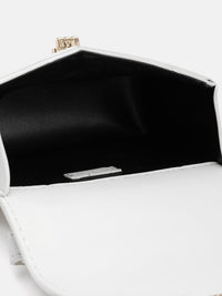 DressBerry Textured Structured Satchel Bag