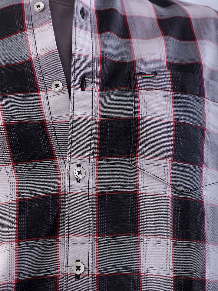 The Indian Garage Co Men Buffalo Checks Casual Shirt