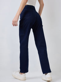 SPYKAR Women Straight Fit High-Rise Highly Distressed Jeans