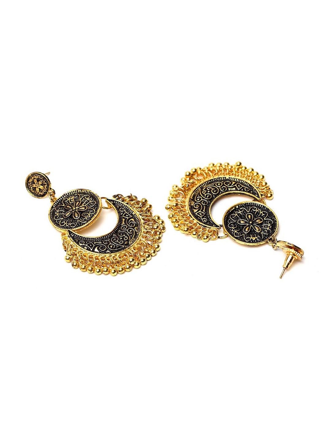 Anouk Gold Plated Contemporary Drop Earrings