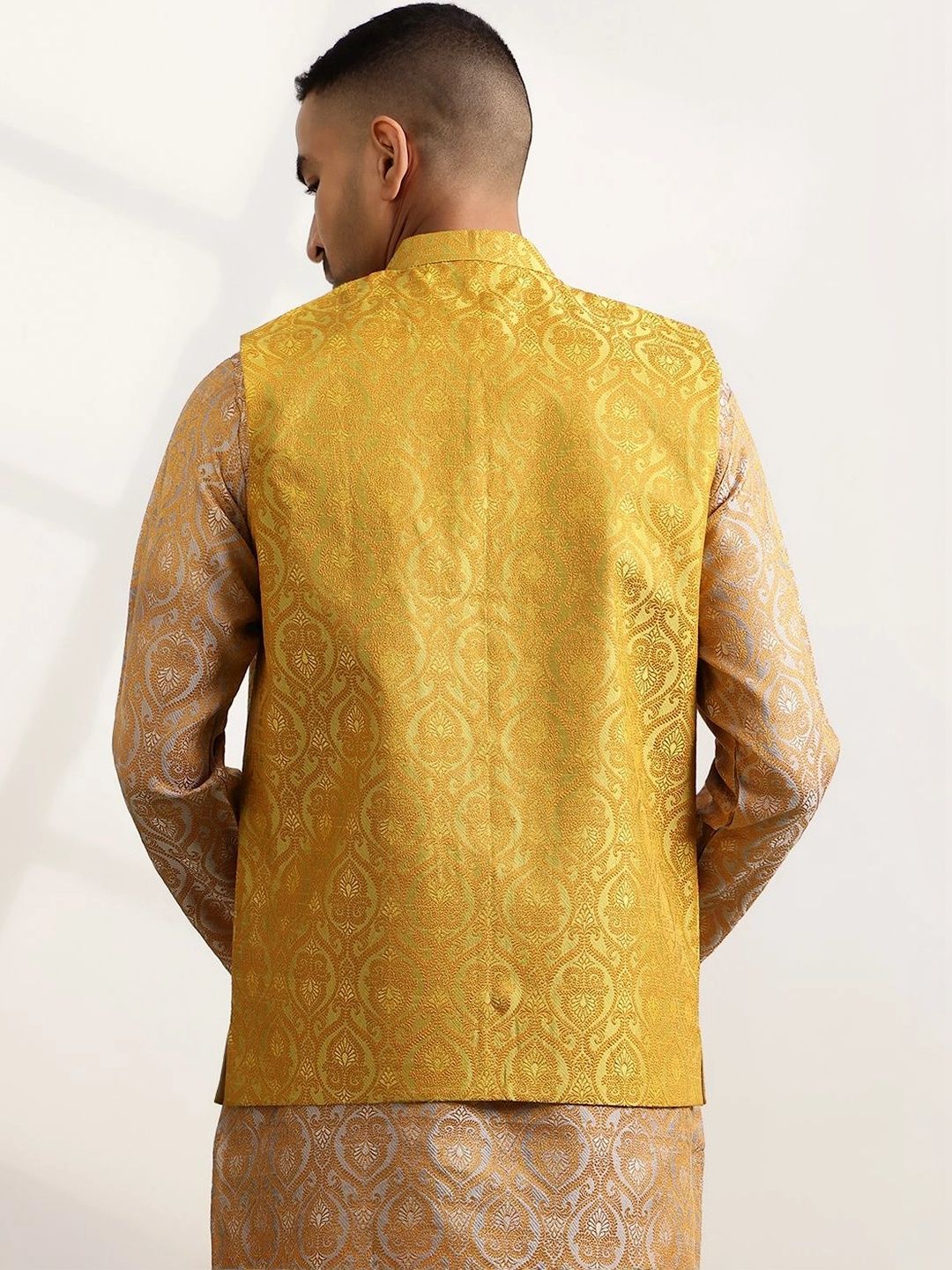 Anouk Woven Design Brocade Nehru Jackets