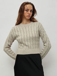 STREET 9 Women Cable Knit Pullover