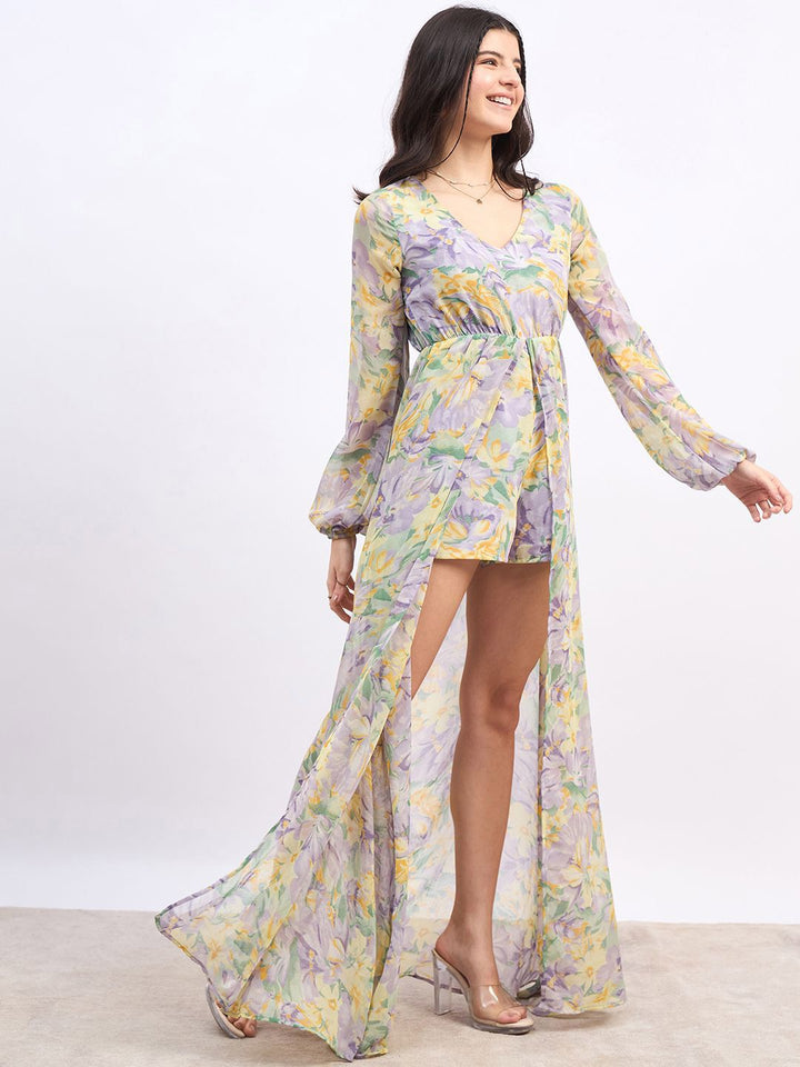 Berrylush Printed Basic Jumpsuit
