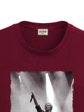 ADRO Men Graphic Printed Round Neck Cotton T-shirt