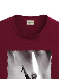 ADRO Men Graphic Printed Round Neck Cotton T-shirt