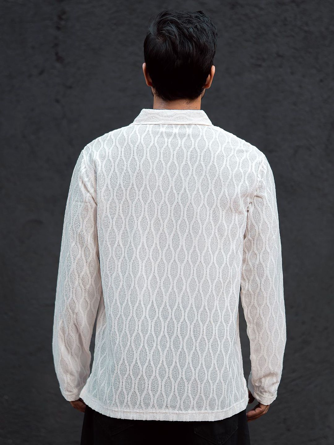 Powerlook Men Semi Sheer Casual T-Shirt