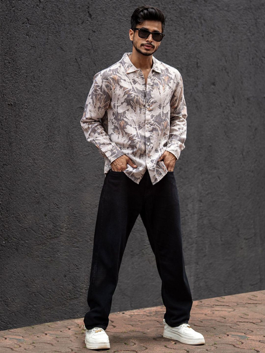 Powerlook Men Opaque Printed Casual Shirt