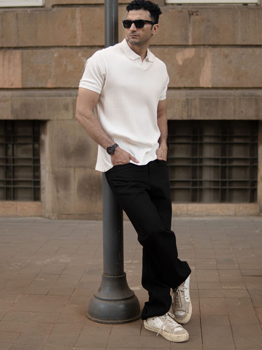 Powerlook Men Polo Collar T-shirt