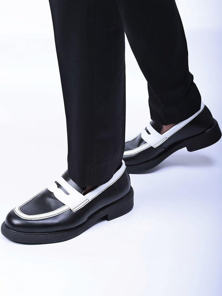 MONKSTORY Lelaki Black Loafers